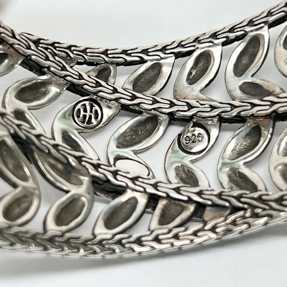 John Hardy Kawung Wide Cuff Bracelet .925